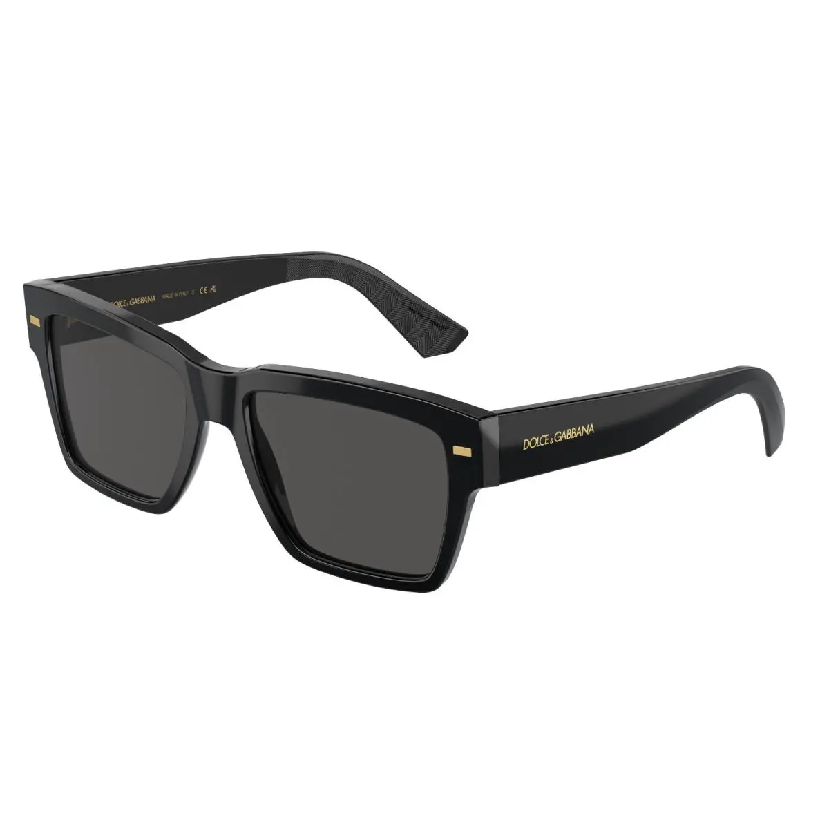 Dolce Gabbana DG 4431 Shiny Black Dark Grey 501/87 Sunglasses