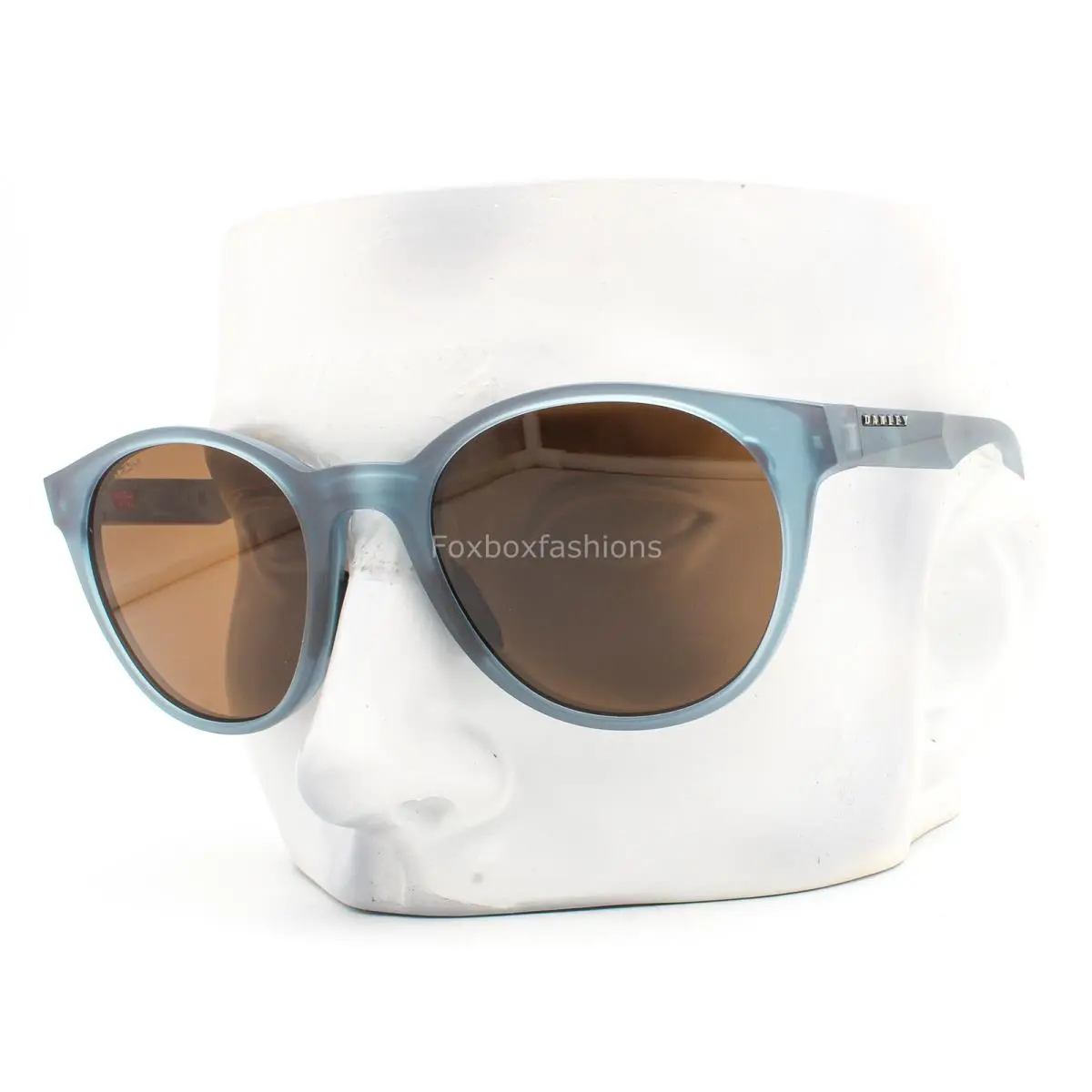 Spindrift Sunglasses OO9474-1152 Matte Crystal Blue Prizm Bronze W/case by Oakley