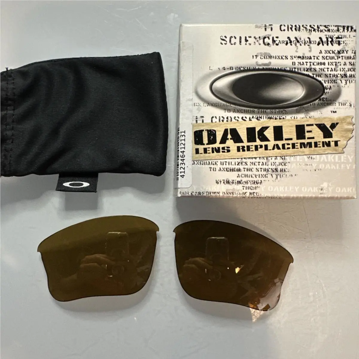 Replacement Lenses Flak Jacket Xlj 13-730 Brown Gold by Oakley