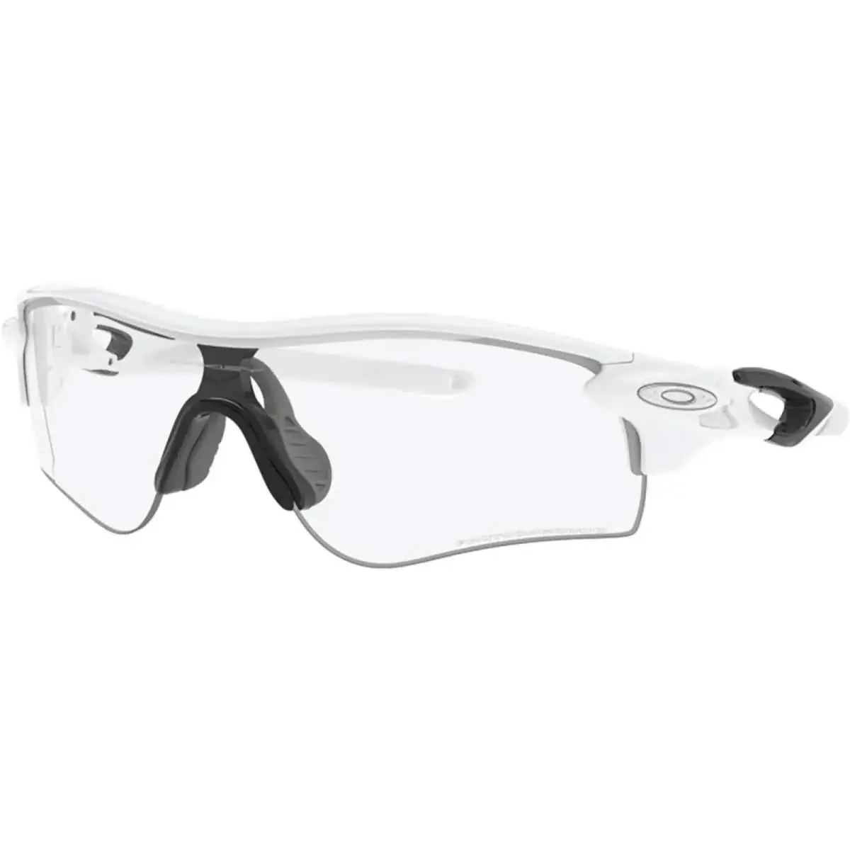 Oakley Men`s Radarlock Path White Out/clear To Black Iridium OS Sunglasses - Frame: White Out, Lens: Clear To Black Iridium