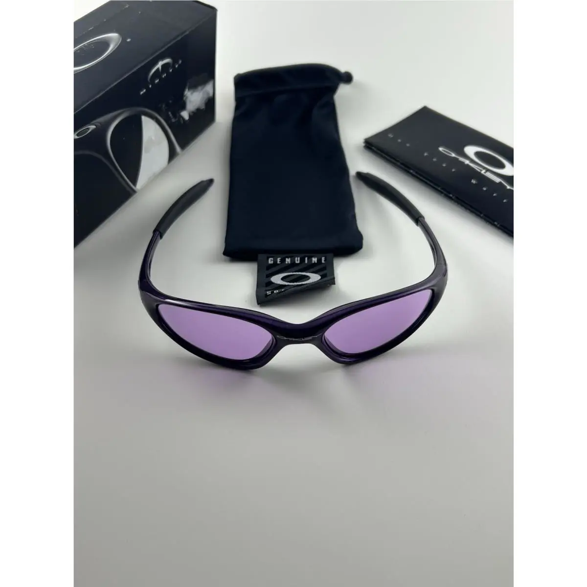 Minute 1.0 Violet Purple Frame Violet Lens+box 04-090 Silver Icons XX by Oakley