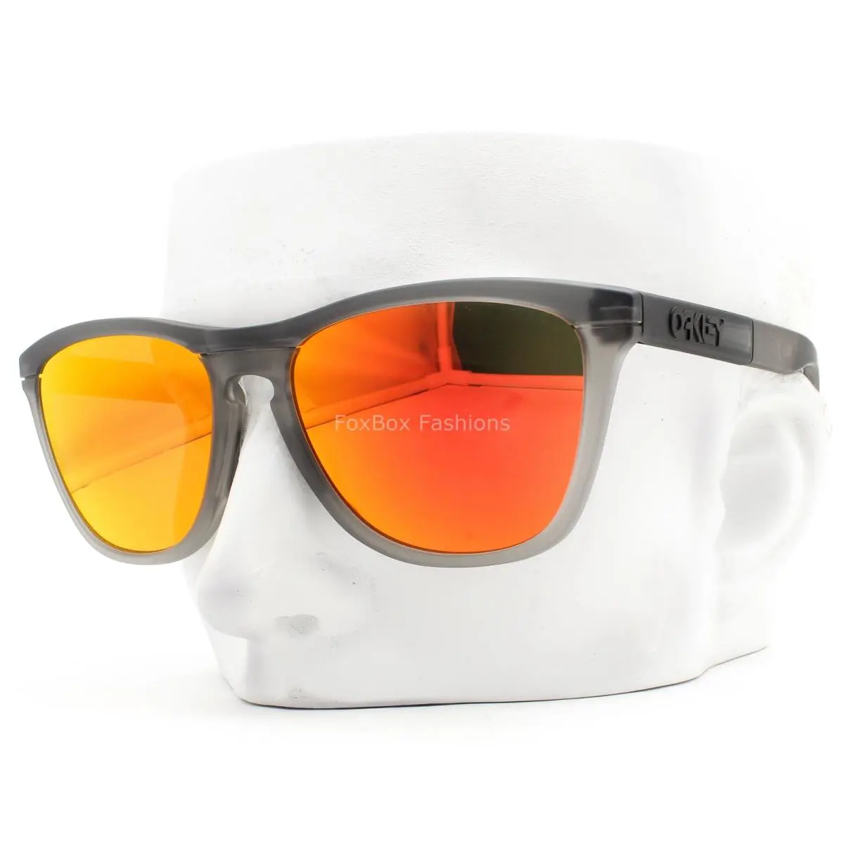 Frogskins Range XL Sunglasses Matte Gray Prizm Ruby OO9503-0158 W/pouch by Oakley