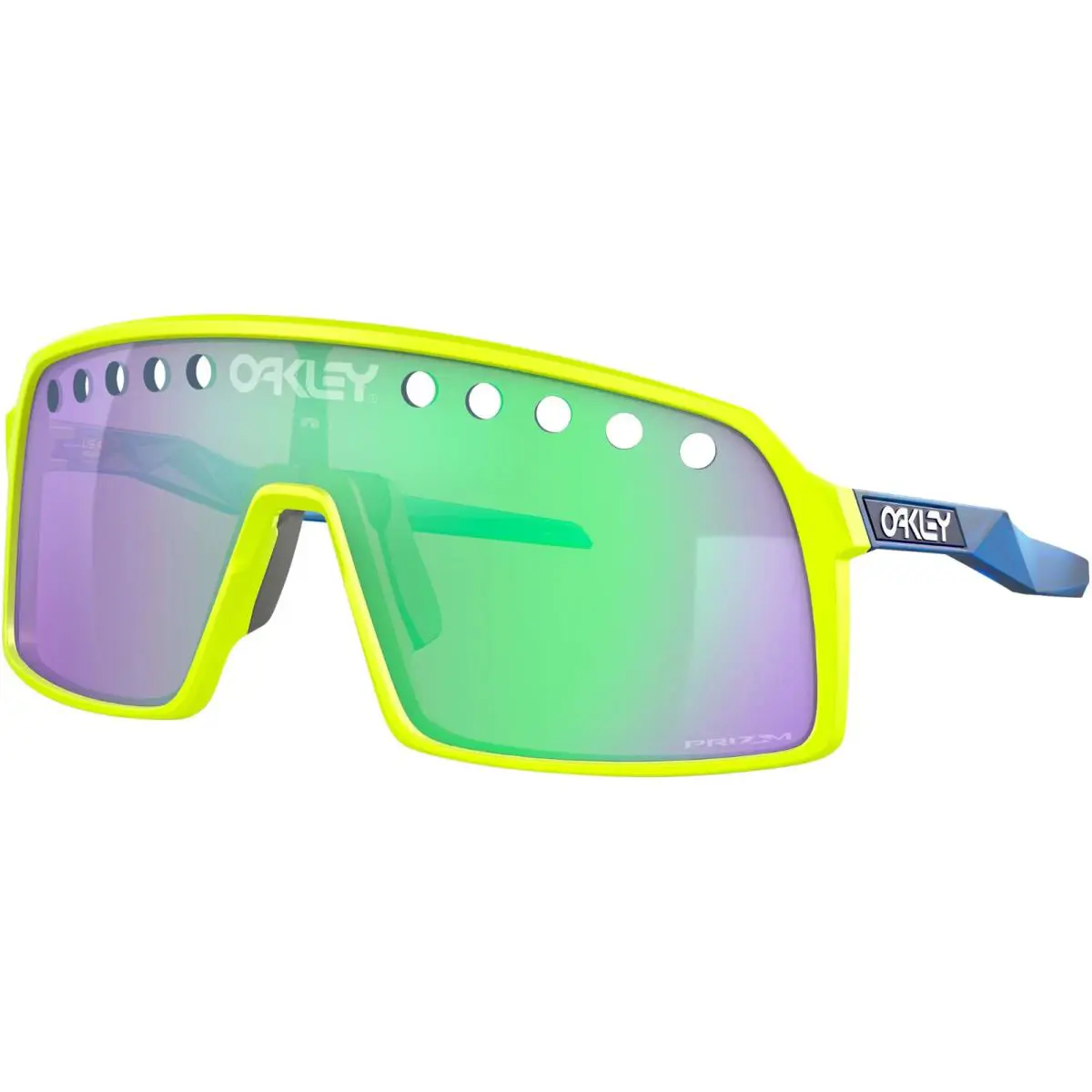 Sunglasses Sutro A Yellow Matte Prizm Jade Iridium OO9406-2637 by Oakley
