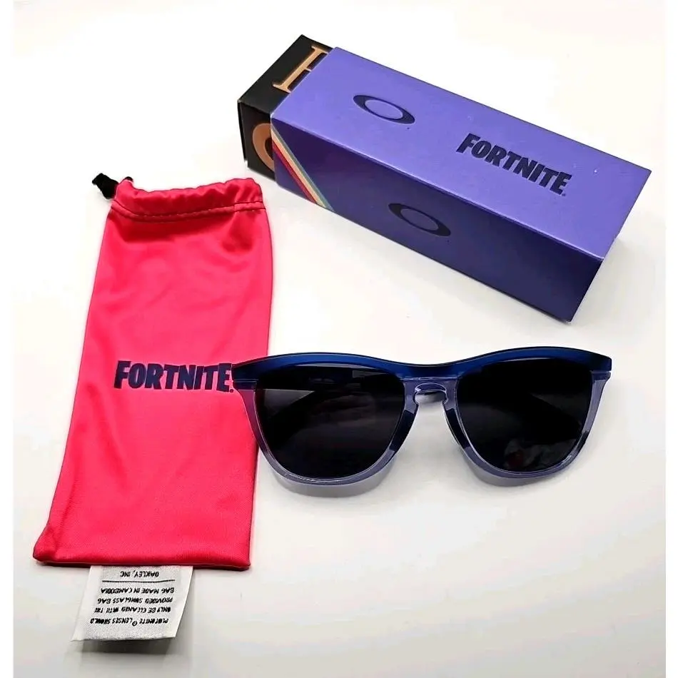 Oakley Frogskins Range Fortnite Prizm Blk Matte Trspnt Blu OO9284-1655