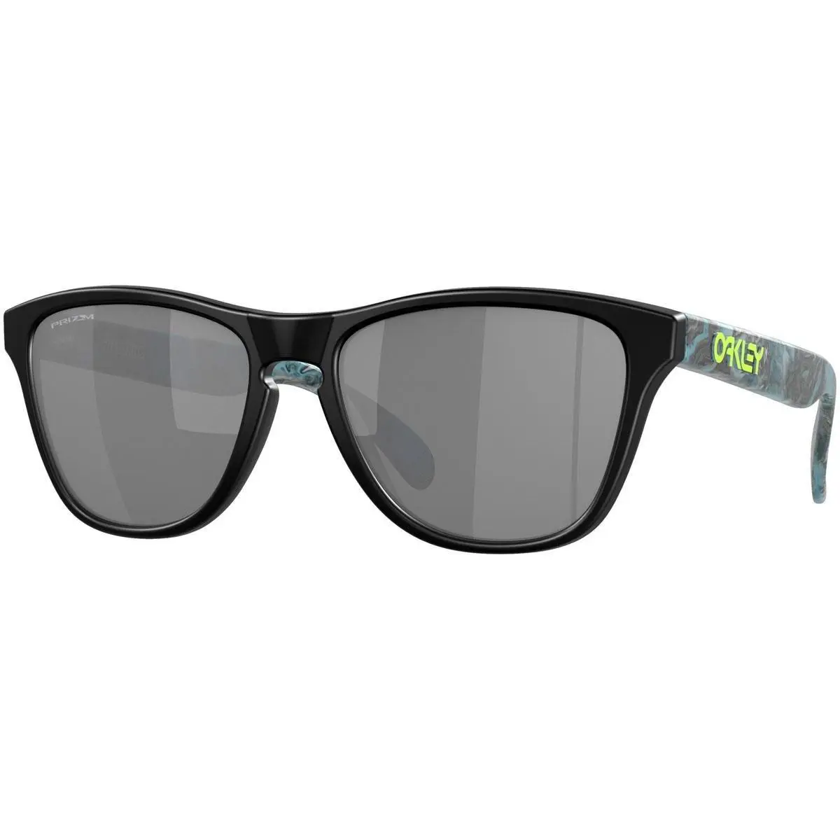 Frogskins XS Kids Matte Black Sanctuary Swirl W/prizm Black OJ9006-33 by Oakley