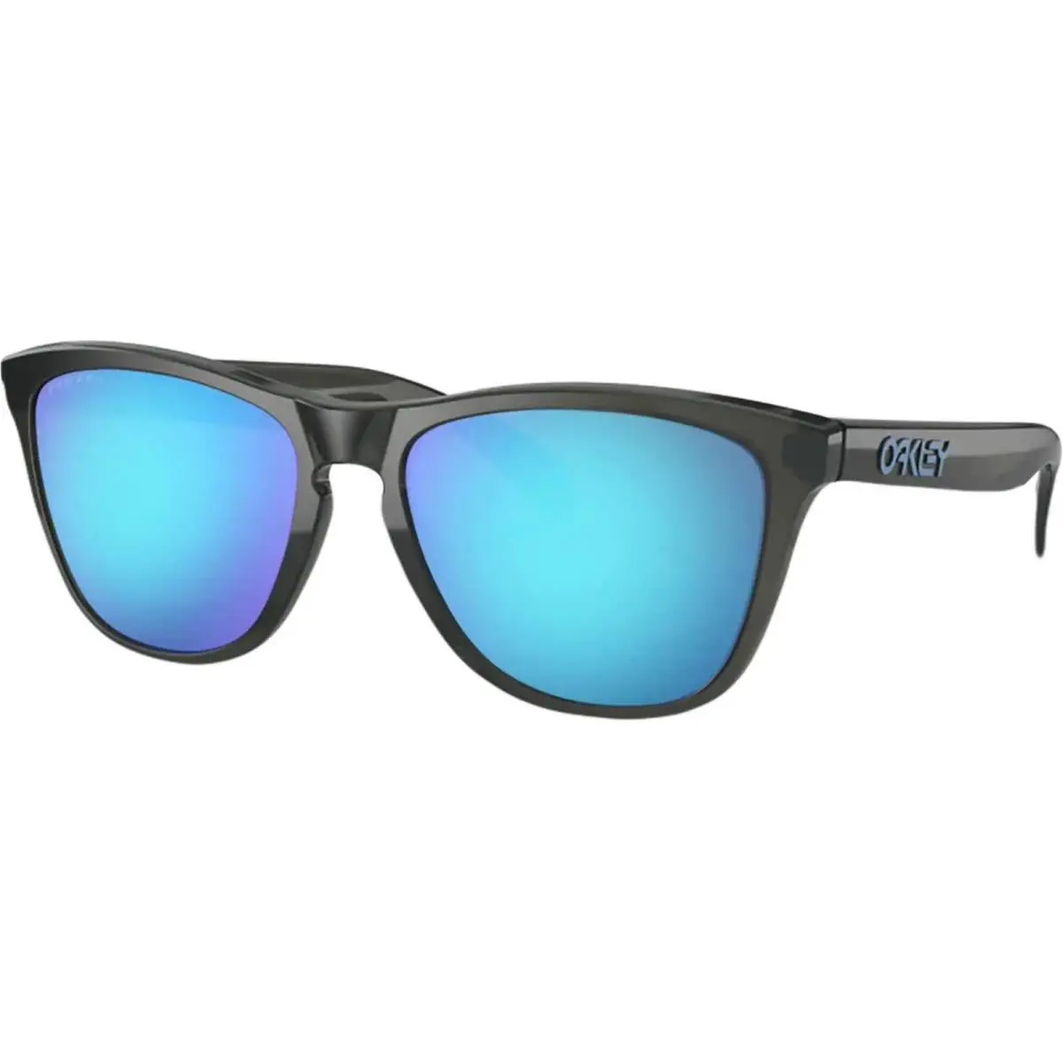 Oakley Men`s Frogskins Grey Smoke/prizm Sapphire One Size Sunglasses - Frame: Grey Smoke, Lens: Prizm Sapphire