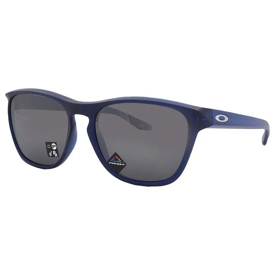 Manorburn OO9479 947916 Sunglasses 56mm Matte Trans Blue/prizm Black Lens by Oakley