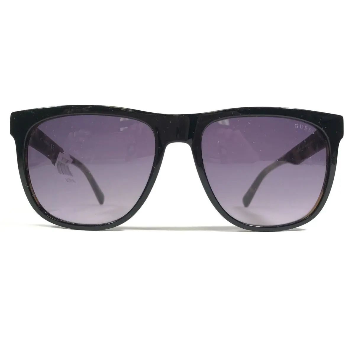 Guess Sunglasses GU6913 05B Black Tortoise Square Frames with Purple Lenses
