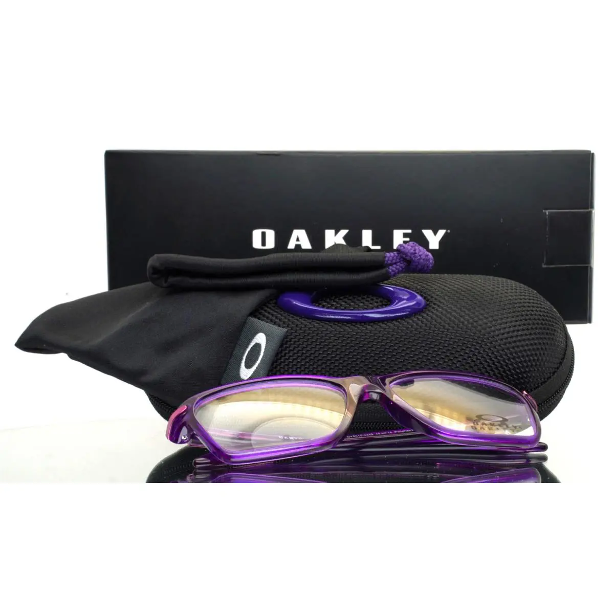 OY8010-0349 Cartwheel Polished Purple Girls Kids Eyeglasses 51-15-127 B:3 by Oakley