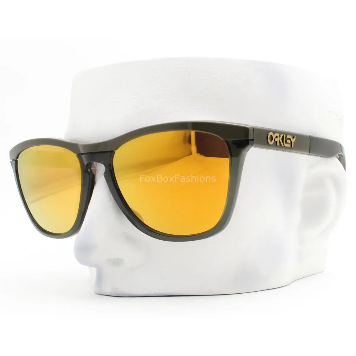 Frogskins Range XL Sunglasses Olive Ink Prizm 24K Polarized OO9503-0458 by Oakley