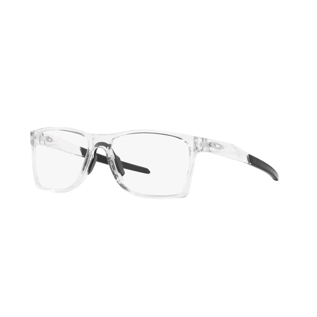 Men`s Oakley Activate 55mm Eyeglasses Frames OX8173 Polished Clear/black