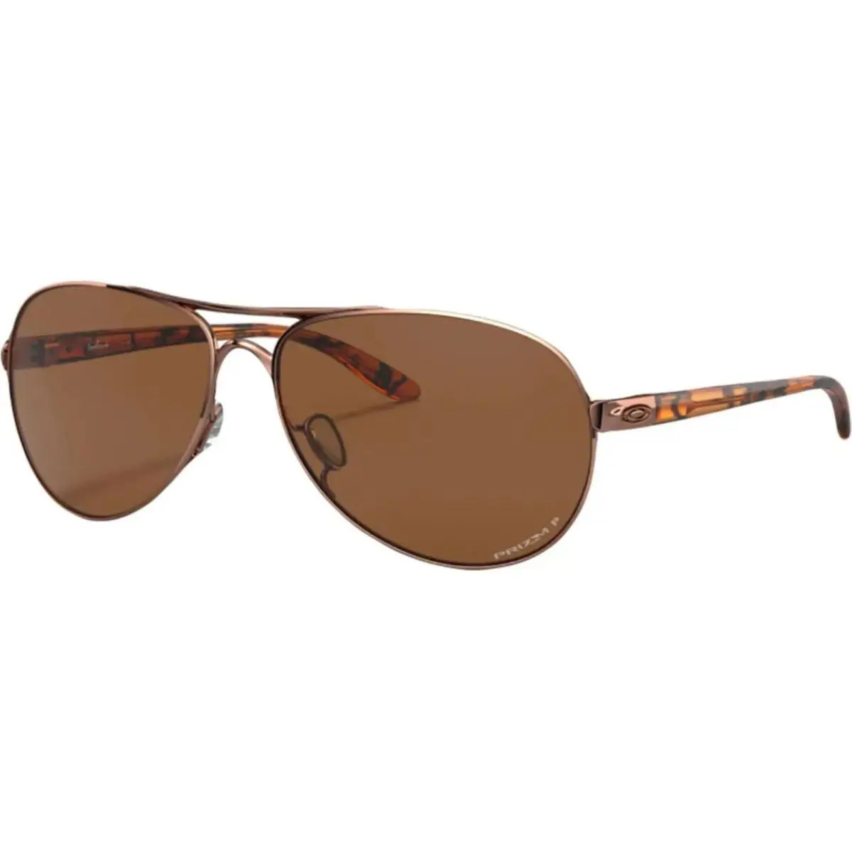 Women`s Feedback Polarized Rose Gold/prizm Tungsten 59mm Sunglasses by Oakley