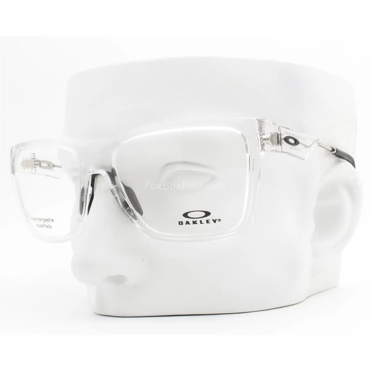 Nxtlvl Eyeglasses Glasses OX8028-0358 Shiny Crystal Clear 58mm with Case by Oakley