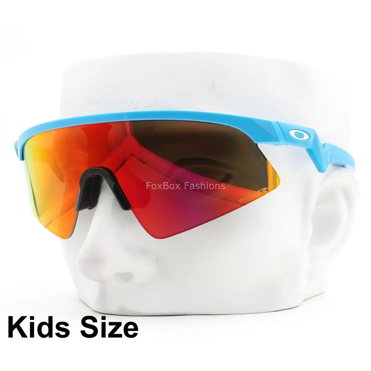 Youth Fit Sunglasses Resistor Sweep Blue Prizm Ruby OJ9015-0228 Kids Size by Oakley