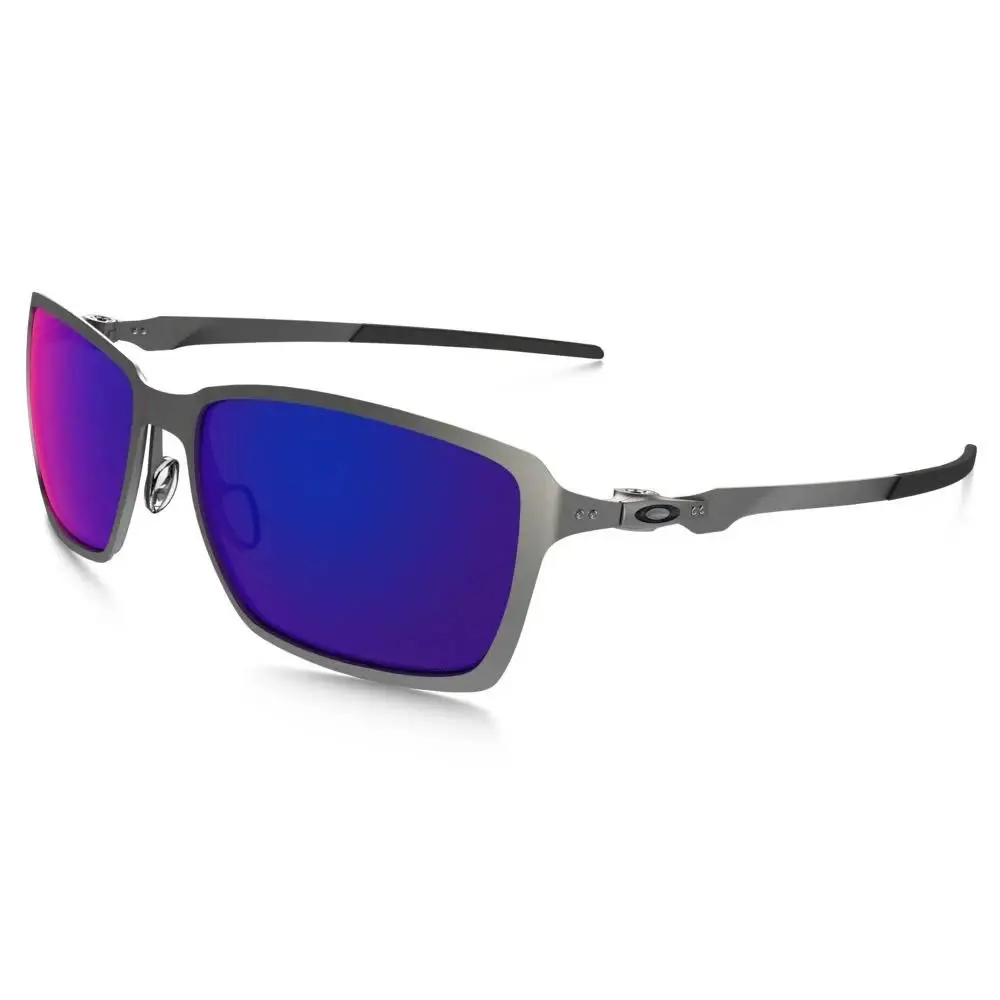Sunglasses Tincan Satin Chrome W/+red Iridium Polarized OO4082-08 by Oakley