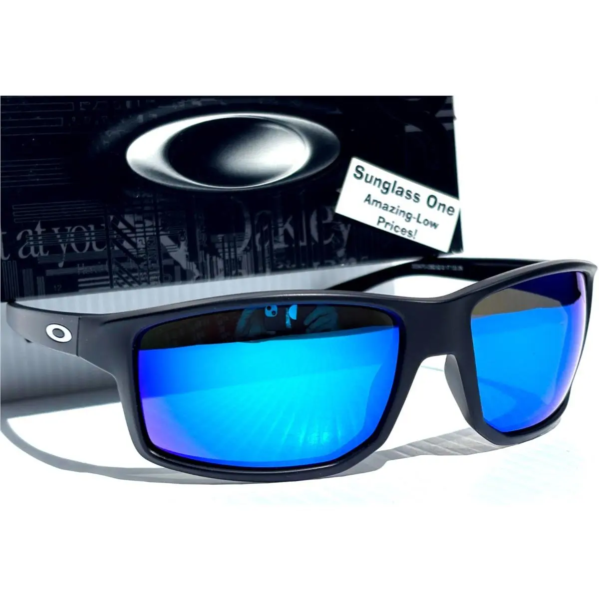 Oakley Gibston XL Matte Black Prizm Sapphire Lens Sunglass 9470-03