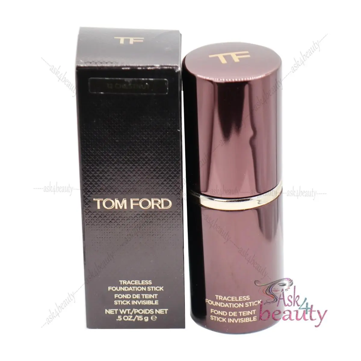 Traceless Foundation Stick Choose Shade 12 Chestnut by Tom Ford