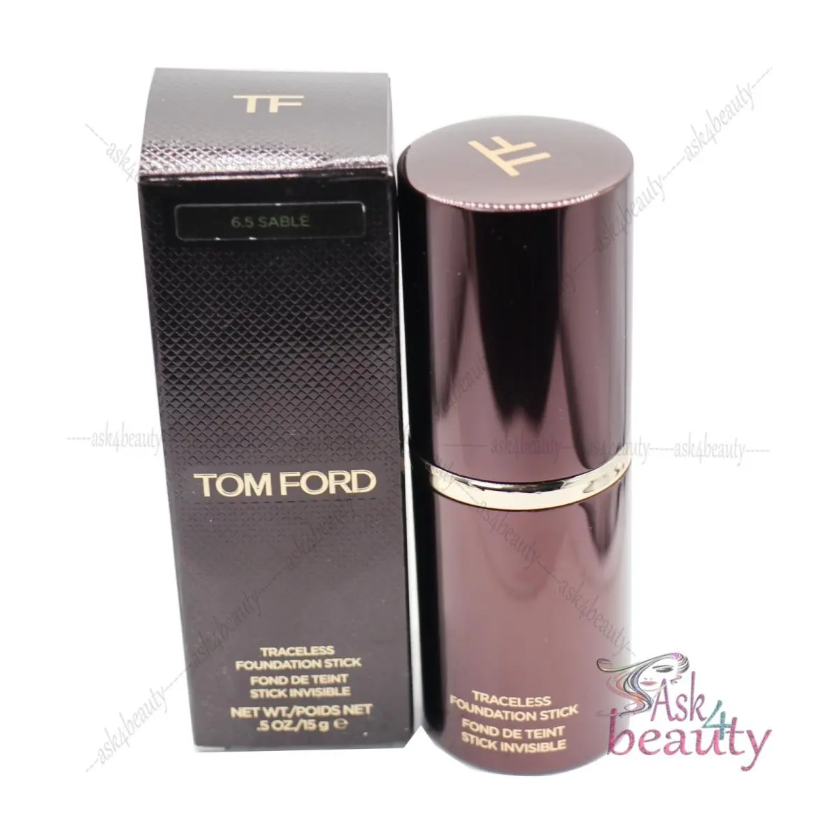 Traceless Foundation Stick Choose Shade 6.5 Sable by Tom Ford