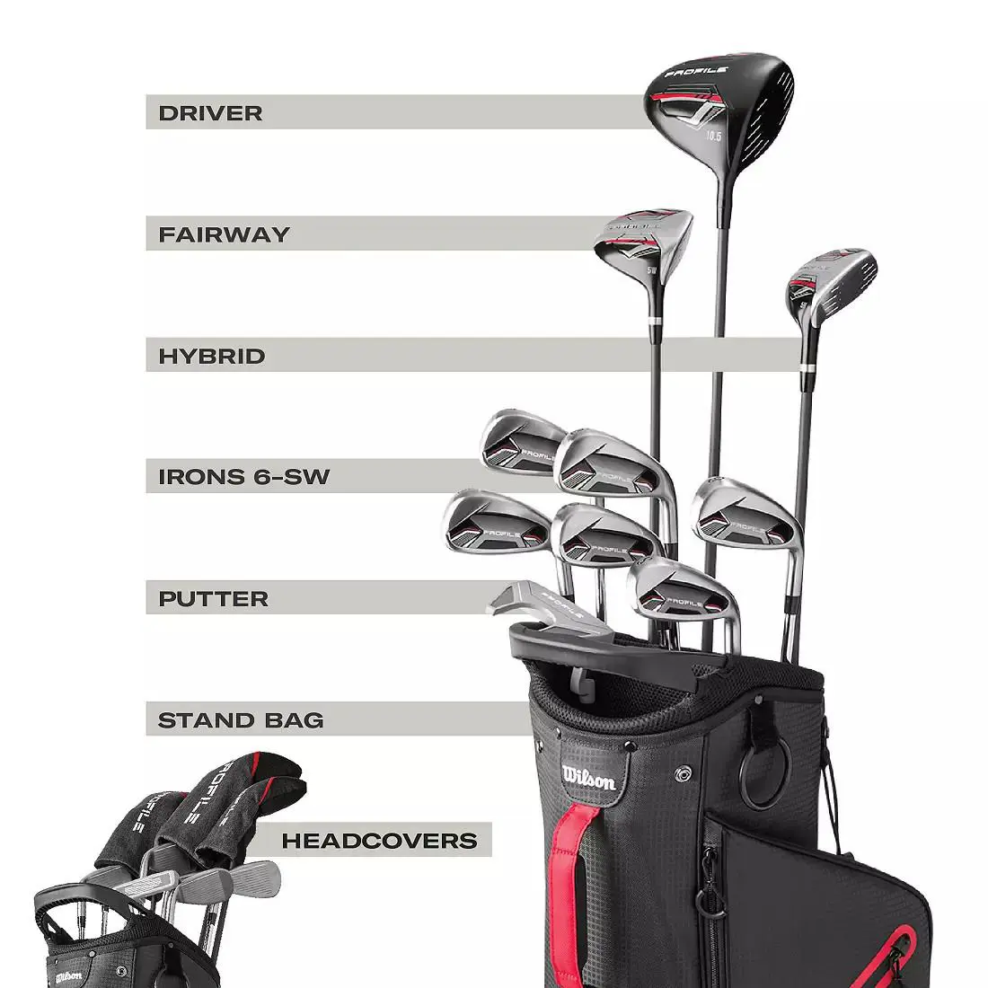 Wilson  - Black, Grey, Red 0