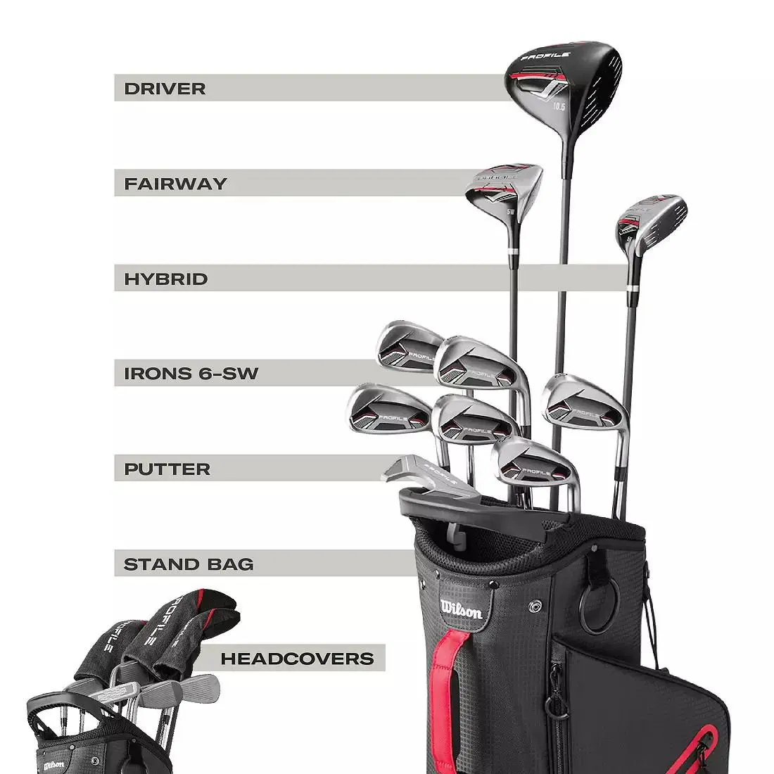 Wilson  - Black, Grey, Red 12