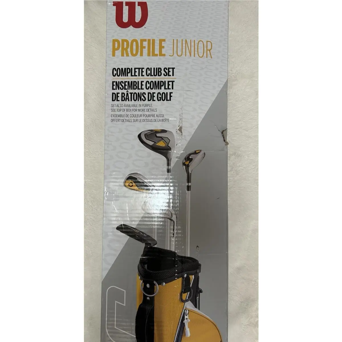 Wilson Profile Jgi JR Complete Golf Club Set Med Junior Age 8-11 Left Hand