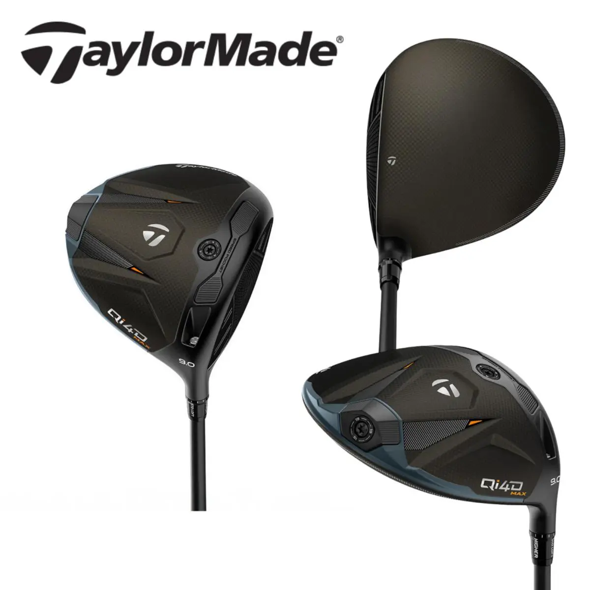 Taylormade Qi4D Max Driver 10.5° Stiff Flex