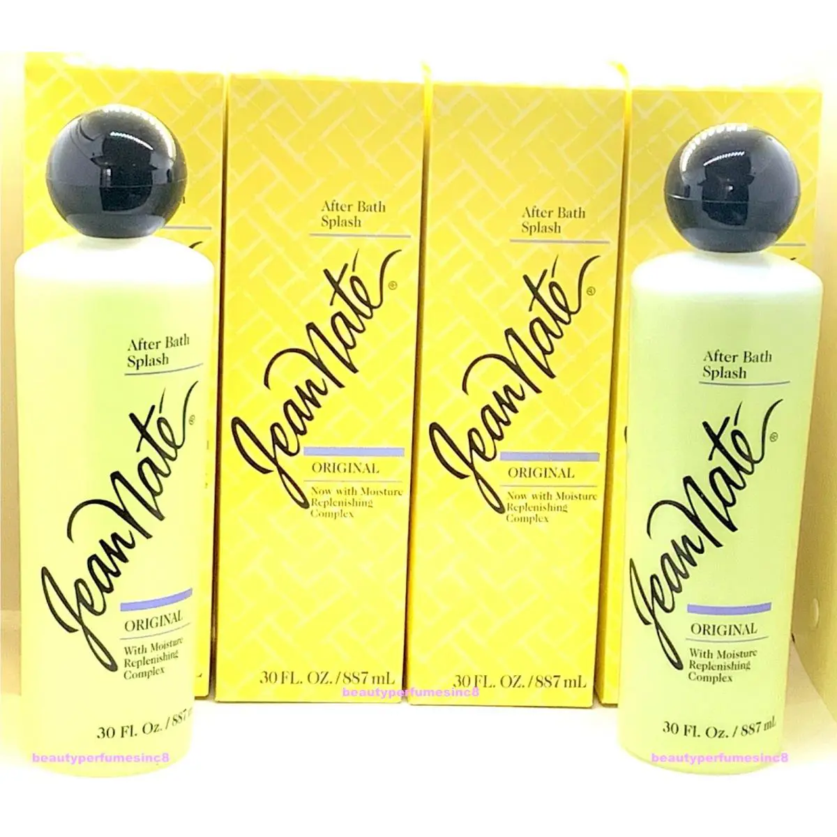 Lot of 4 - Revlon Jean Nate For Women After Bath Splash 30 oz