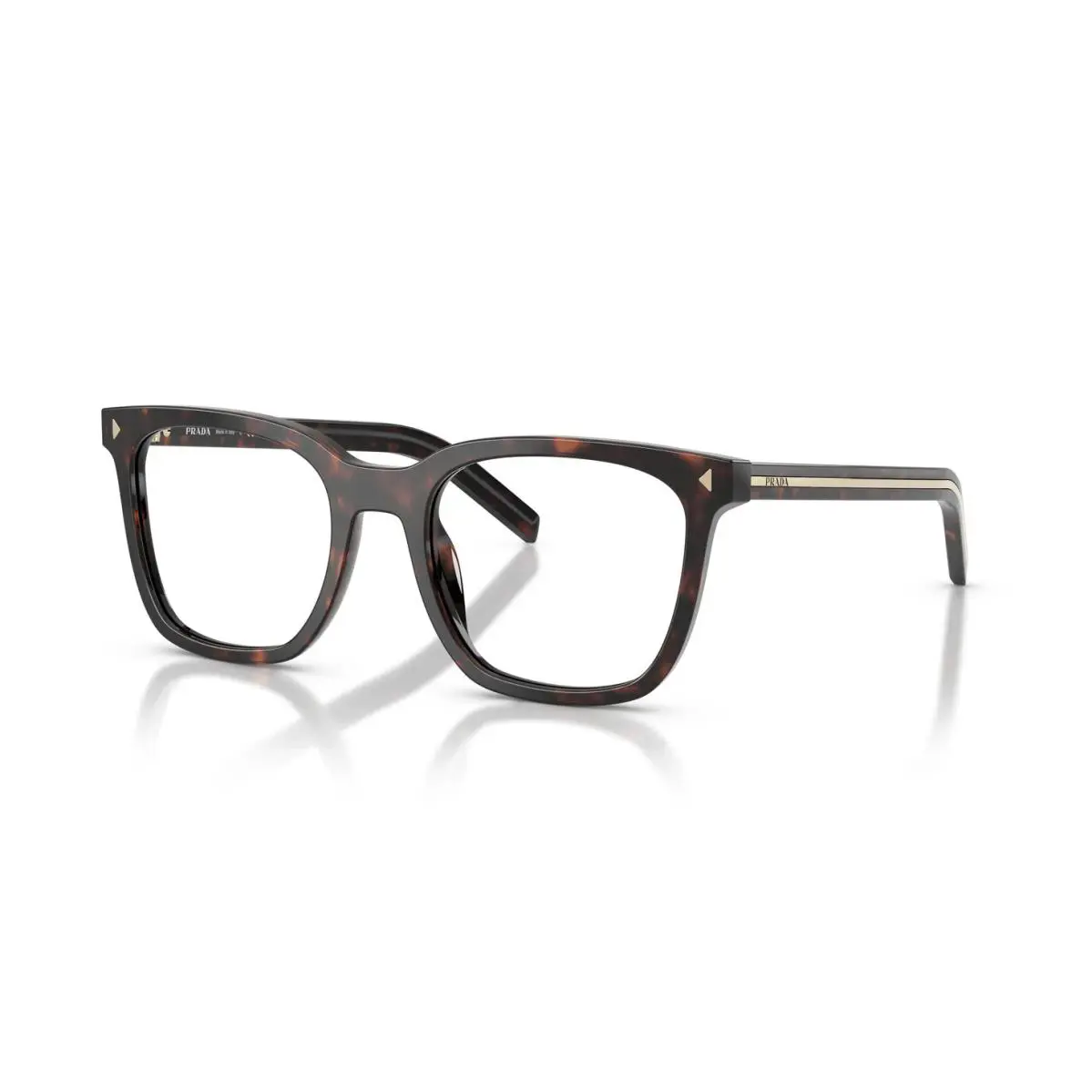 Prada PR B11V Root Tortoise 17N1O1 50mm Eyeglasses