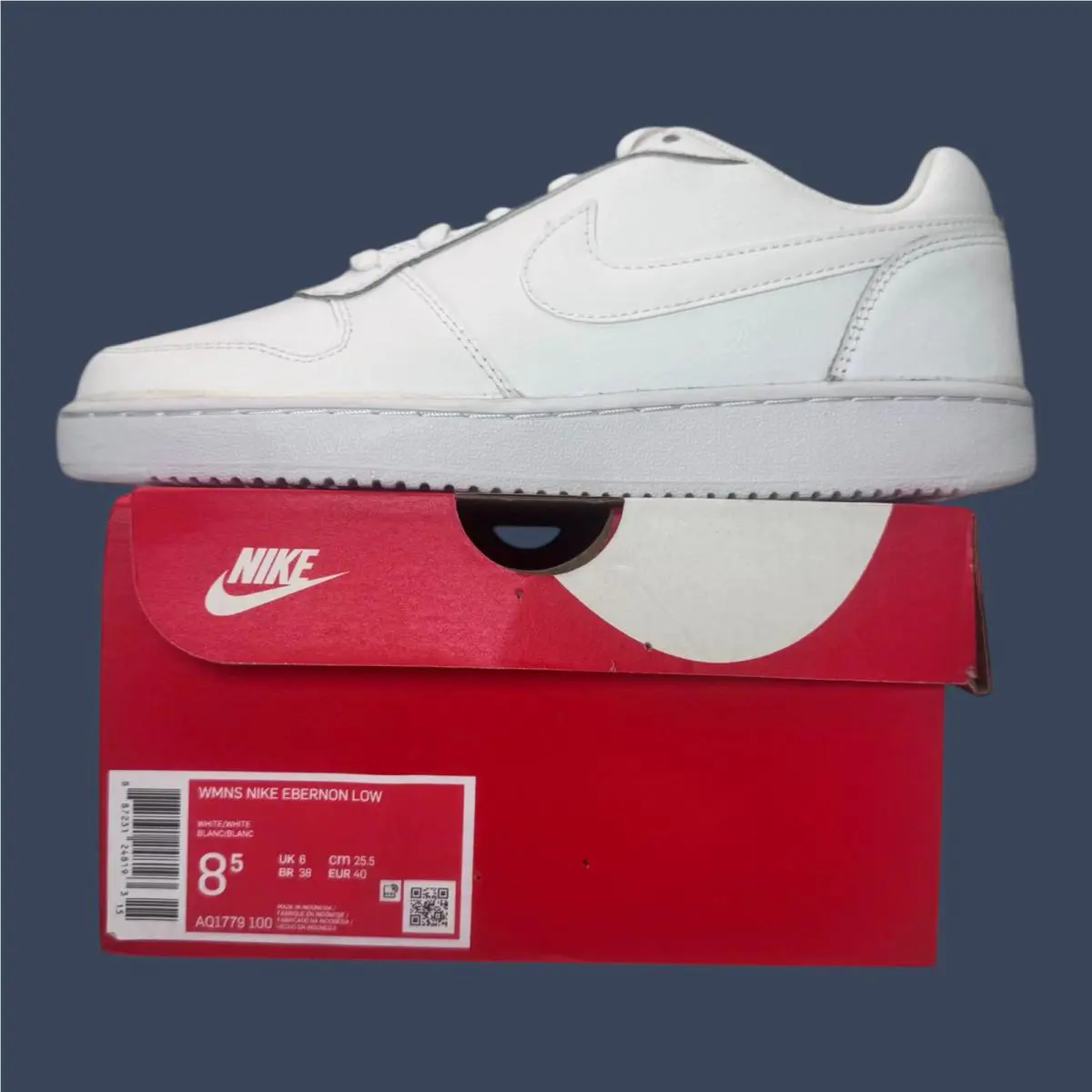 Nike shoes - Nike Ebernon Low White – AQ1779-100 3