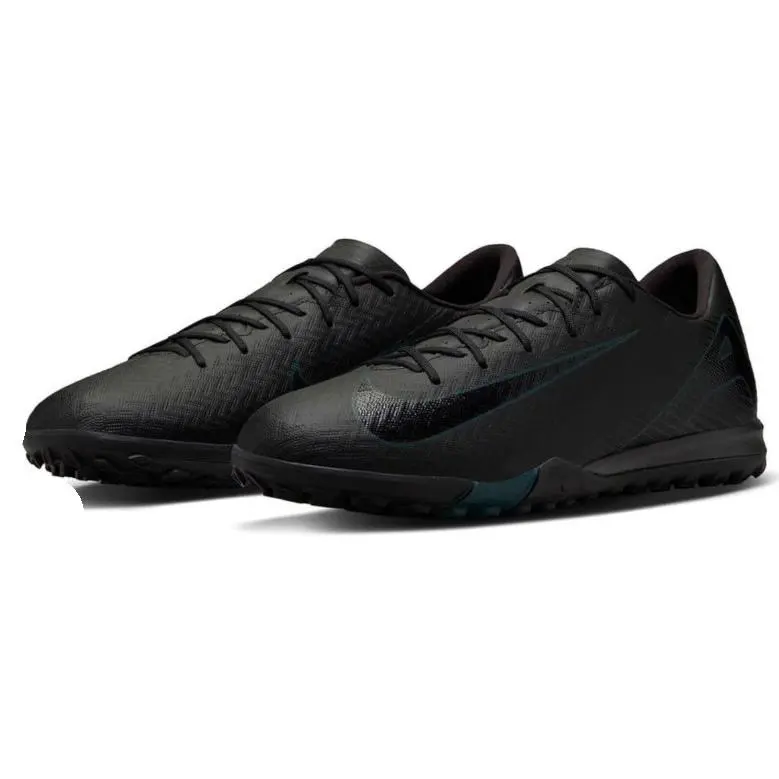 Nike Men`s Mercurial Vapor 16 Academy TF Soccer Low Black/deep Jungle FQ8449-002 - Black/Deep Jungle