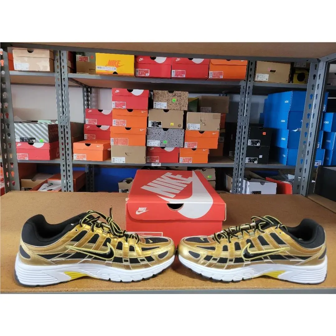 Nike shoes - Nike P-6000 - HQ3030-700 - Metallic Gold Black 1