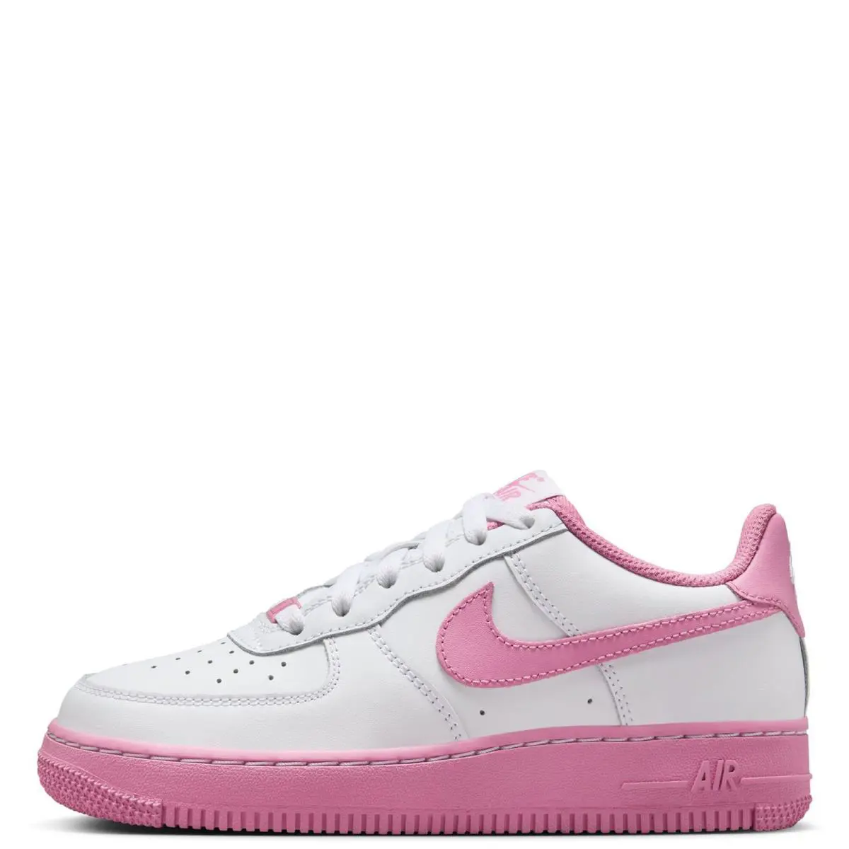 Big Kid`s Nike Air Force 1 BG White/magic Flamingo IB4411 100