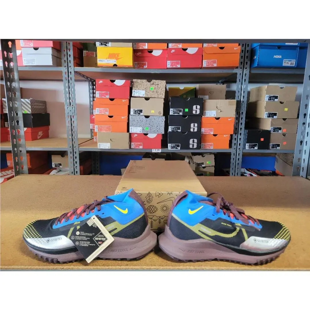 Nike shoes - Nike React Pegasus Trail 4 GTX - DJ7929-001 - Black Vivid Sulfur, Women`s: Black Vivid Sulfur 1