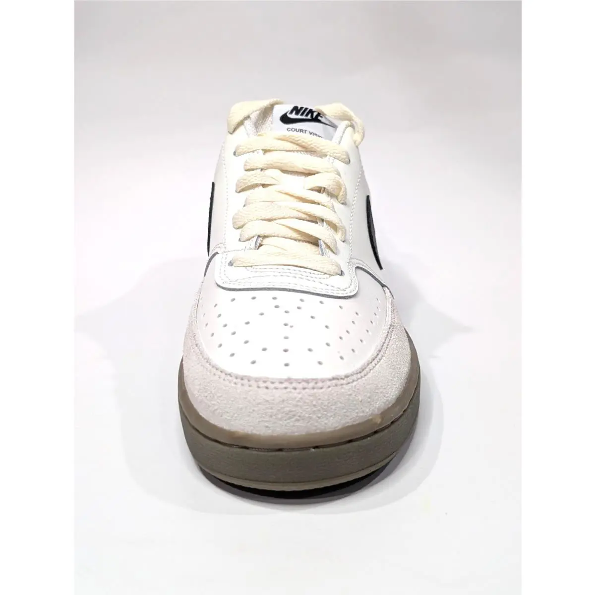 Nike shoes - Nike Court Vision Low - Court Vision Low - FQ8075-133 - Sail/Black/Brown 3