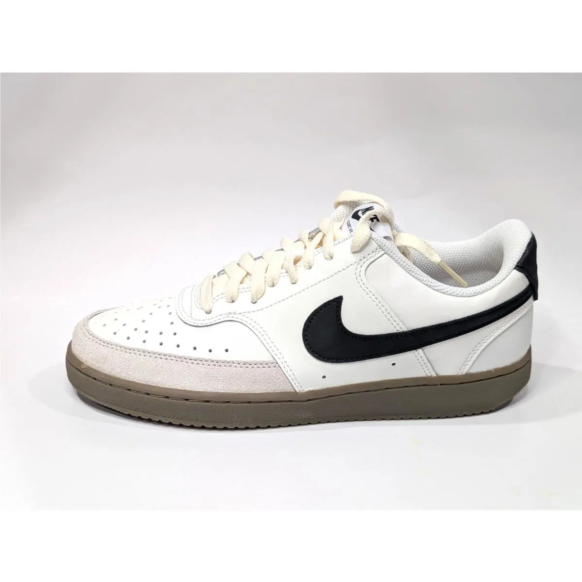 Nike shoes - Nike Court Vision Low - Court Vision Low - FQ8075-133 - Sail/Black/Brown 5