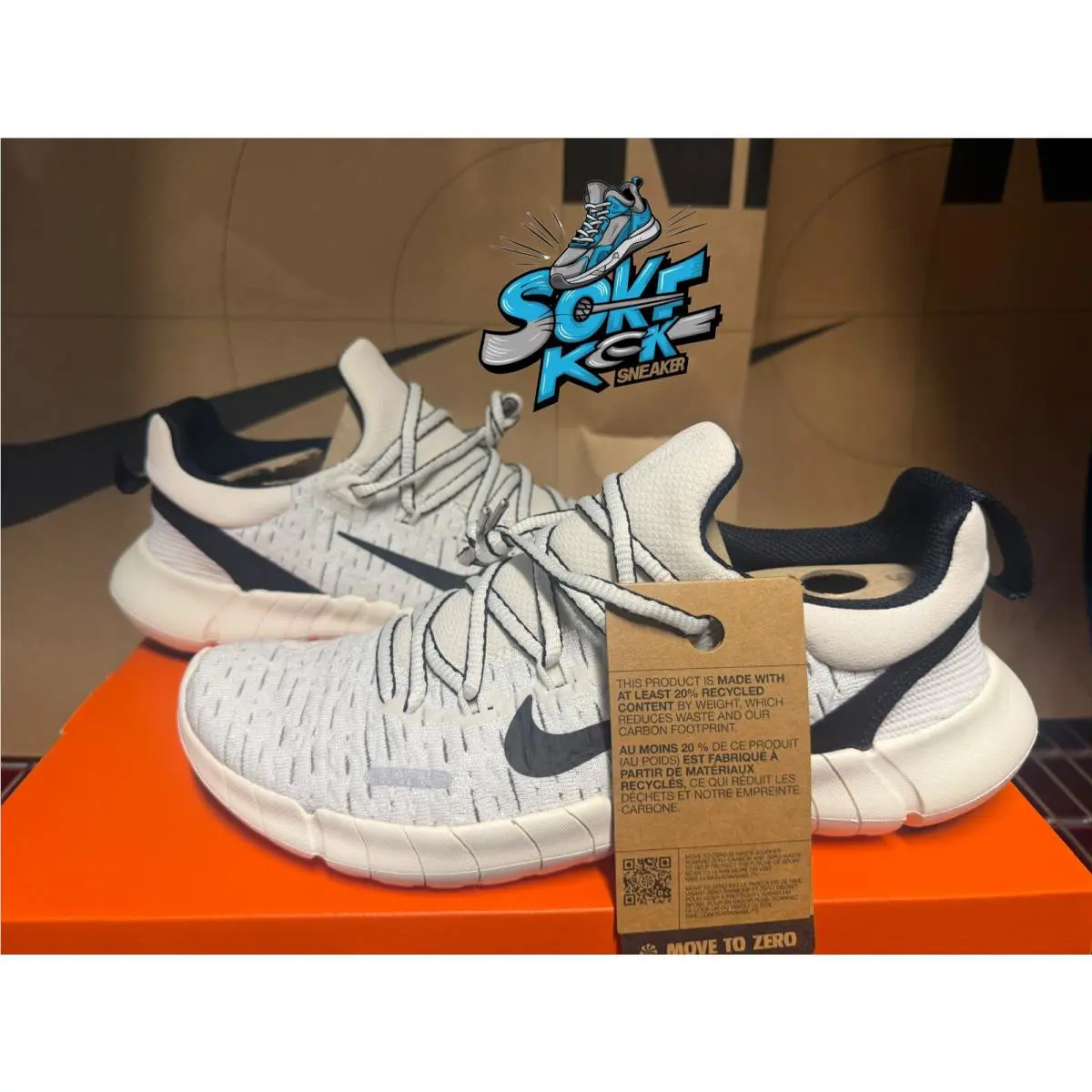 Nike shoes - Nike Free RN - Free - CZ1884-010 - White 5