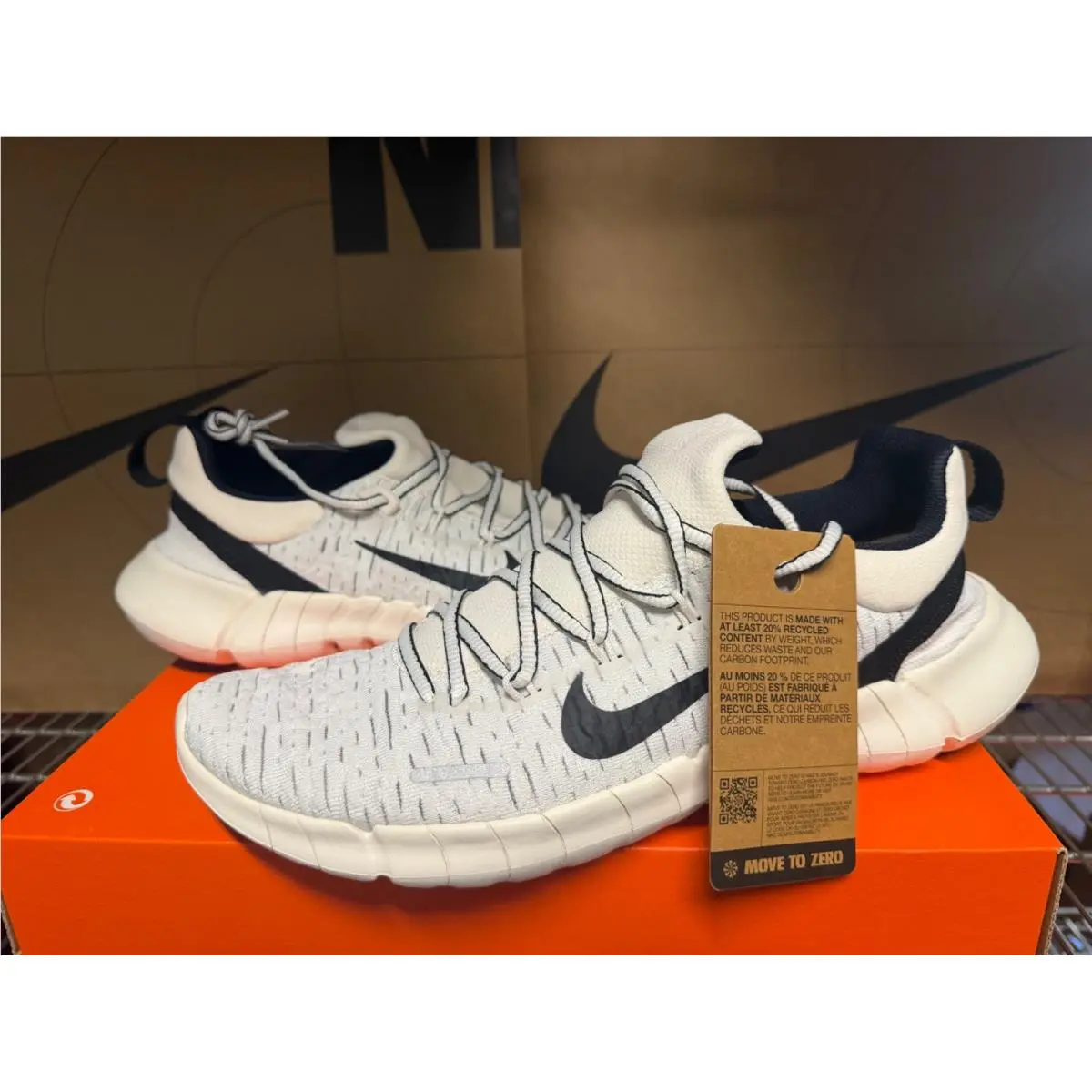 Nike shoes - Nike Free RN - Free - CZ1884-010 - White 5