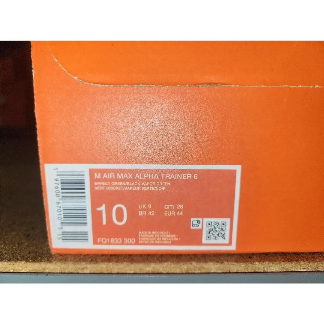 Nike shoes - Nike Air Max Alpha Trainer 6 - FQ1833 300 - Barely Green Black Vapor Green
