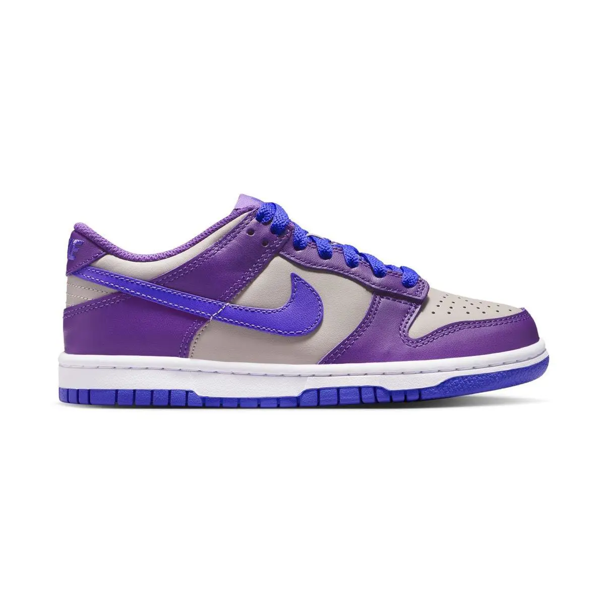 Boys Grade School Nike Dunk Low_college Grey/persian Violet-wild Grape - COLLEGE GREY/PERSIAN VIOLET-WILD GRAPE