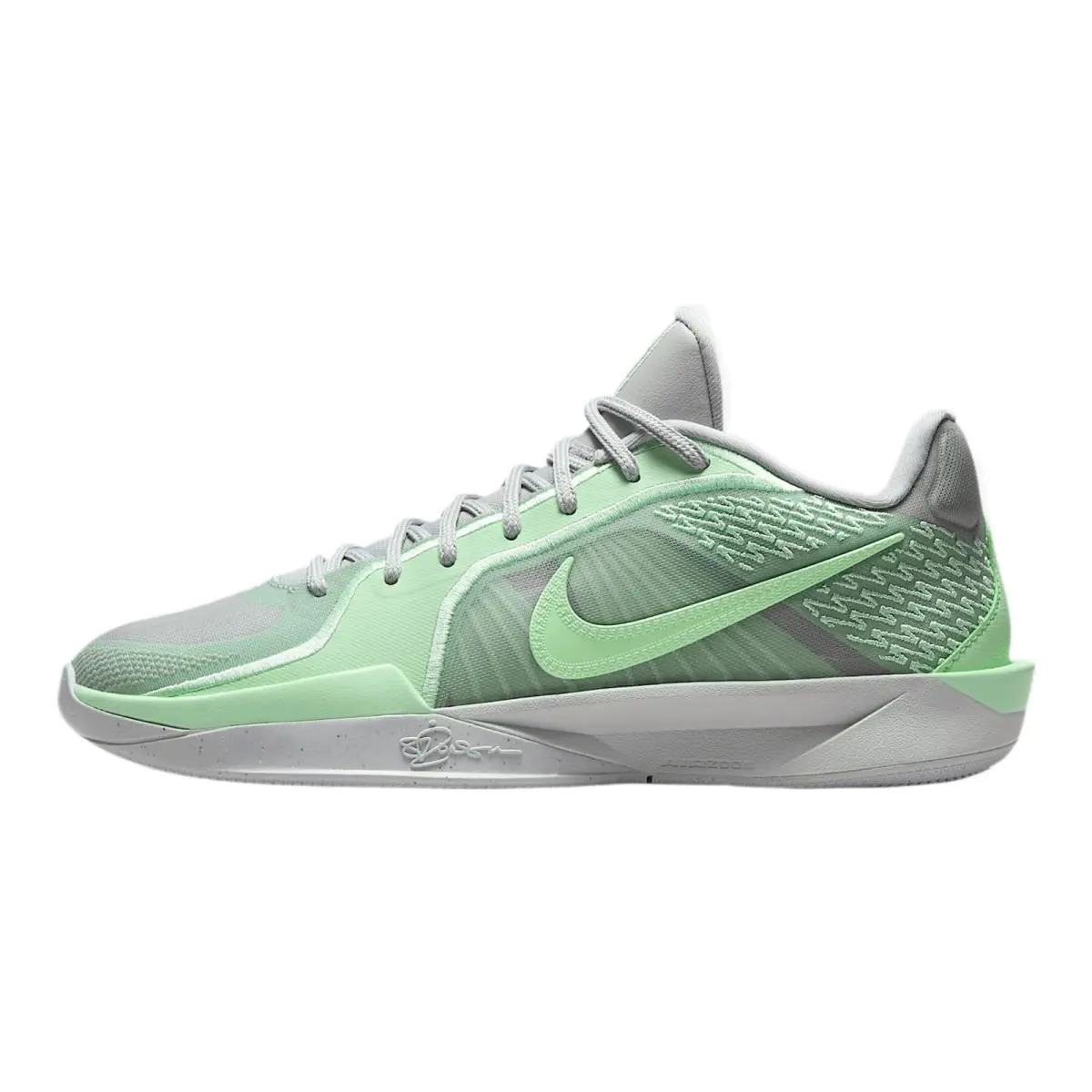 Nike Unisex Sabrina2 Basketball Sneakers - Smoke Grey/fresh Mint/vapor Green - Light Smoke Grey/Fresh Mint/Vapor Green