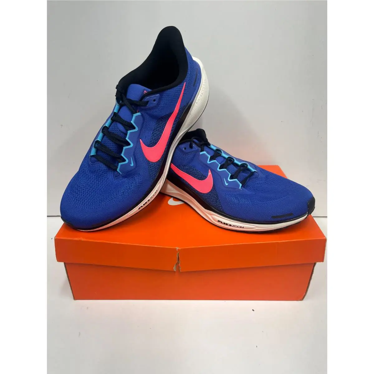 Nike shoes - Nike Air Zoom Pegasus 41 - White/Black-Hyper Turq-Concord (118) 41