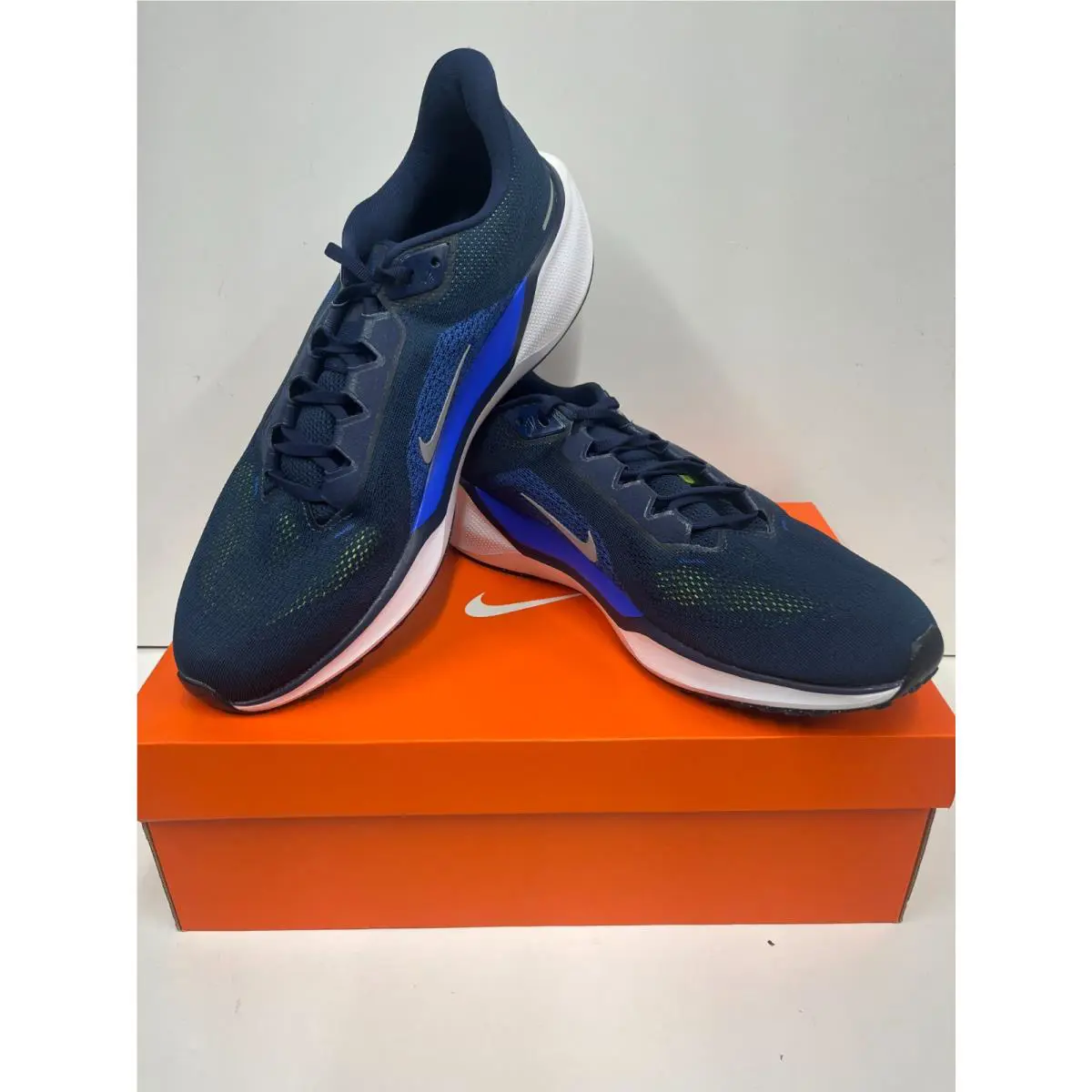 Nike shoes - Nike Air Zoom Pegasus 41 - White/Black-Hyper Turq-Concord (118) 35