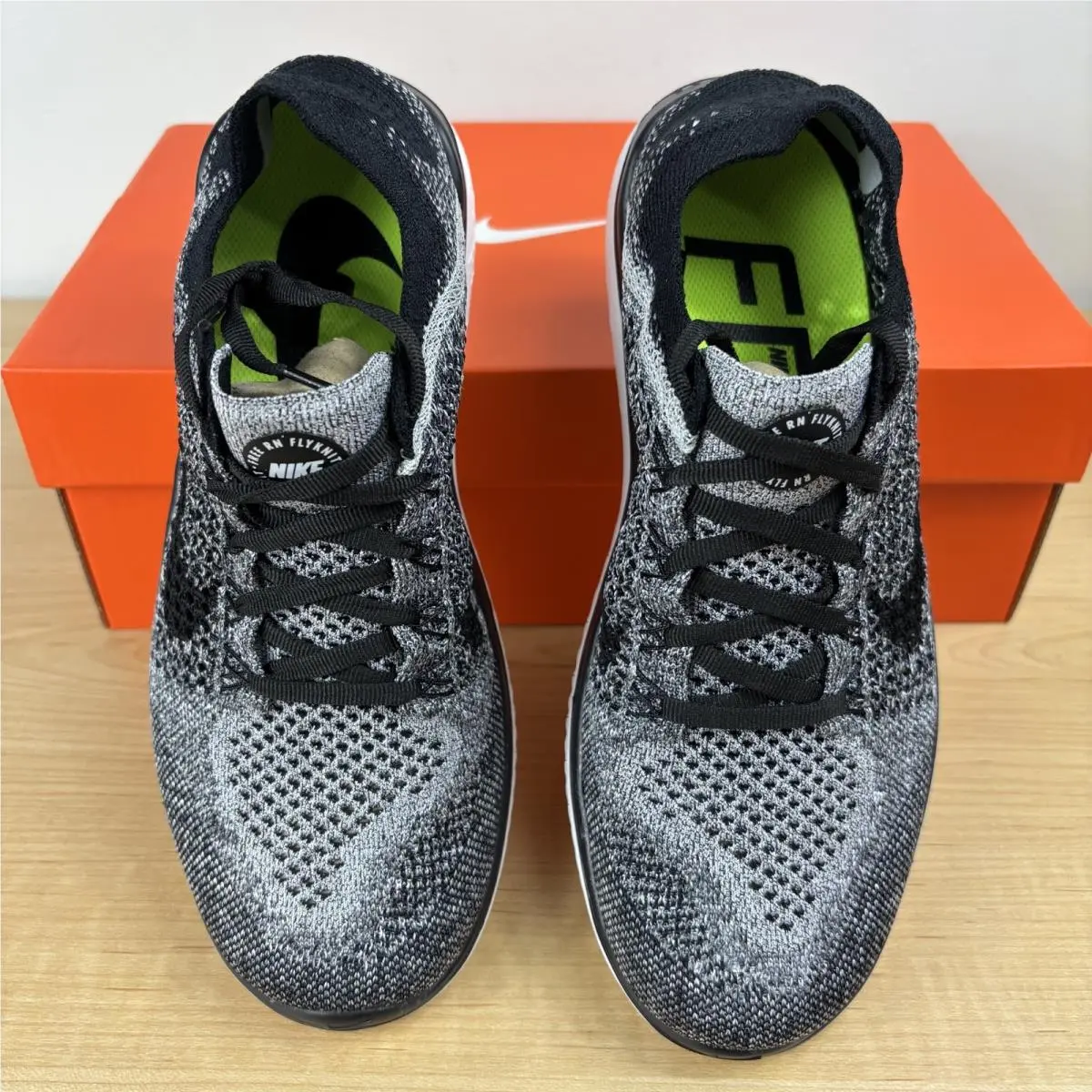 Nike shoes - Nike Free RN Flyknit 2018 - 942839-101 - White/Black 2