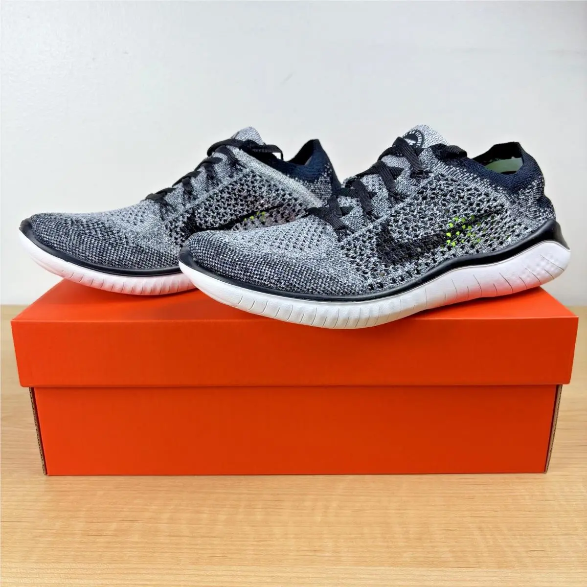 Nike shoes - Nike Free RN Flyknit 2018 - 942839-101 - White/Black 9