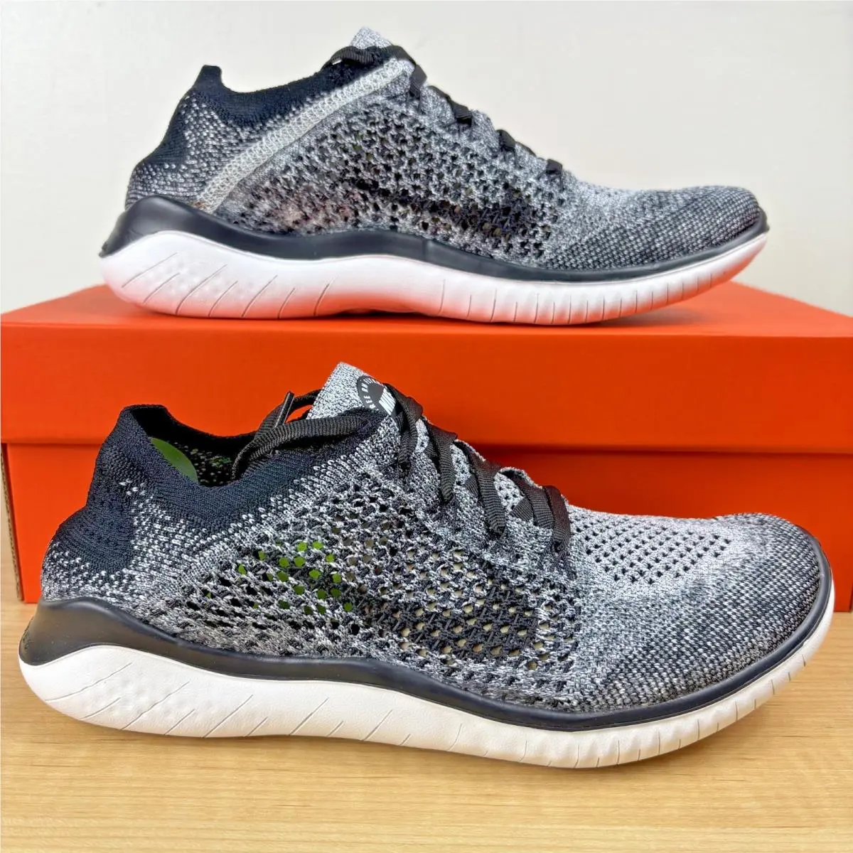 Nike shoes - Nike Free RN Flyknit 2018 - 942839-101 - White/Black 7