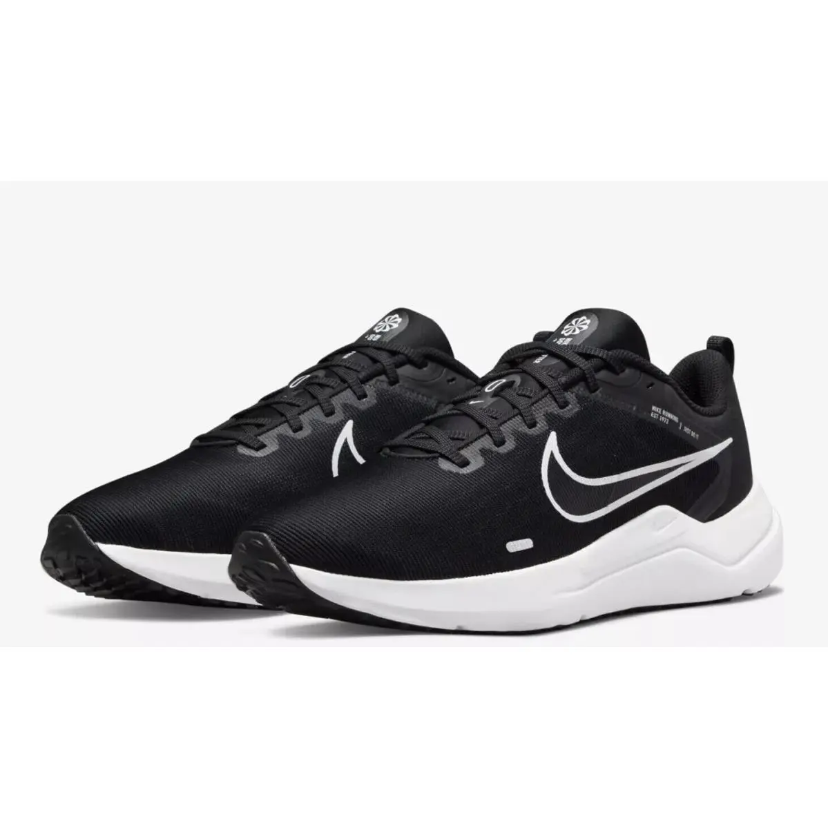 Nike shoes - Nike Downshifter 12 - Downshifter - DD9293 001 - BLACK/WHITE -DK SMOKE GREY 1