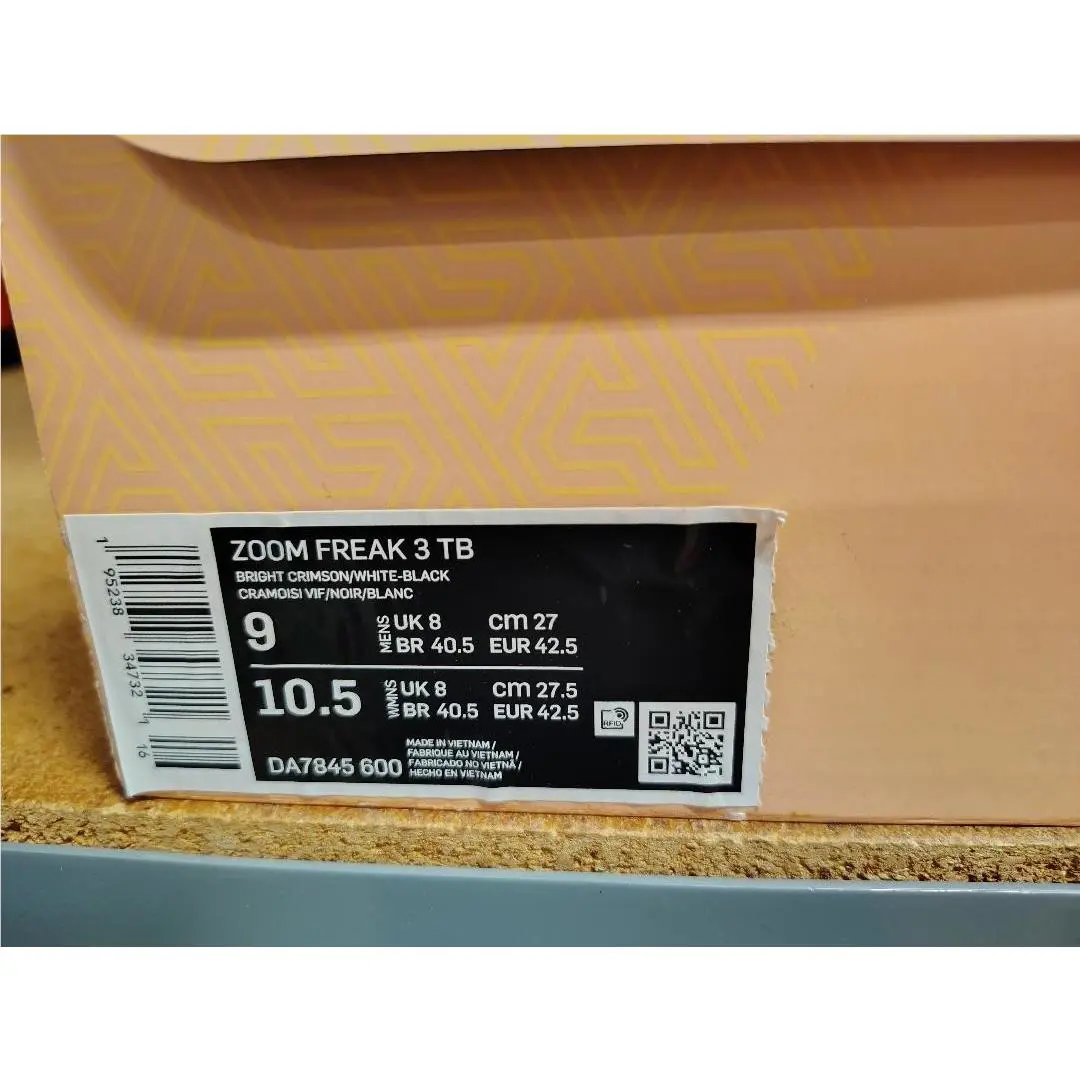 Nike shoes - Nike Zoom Freak 3 TB - DA7845-600 - Bright Crimson White Black 4