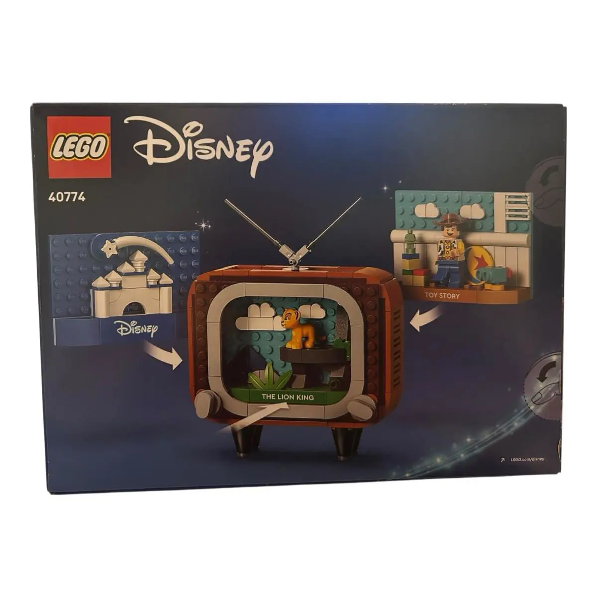 Lego 40774 Disney TV Classic Animation Scenes with Toy Story Lion King Gwp