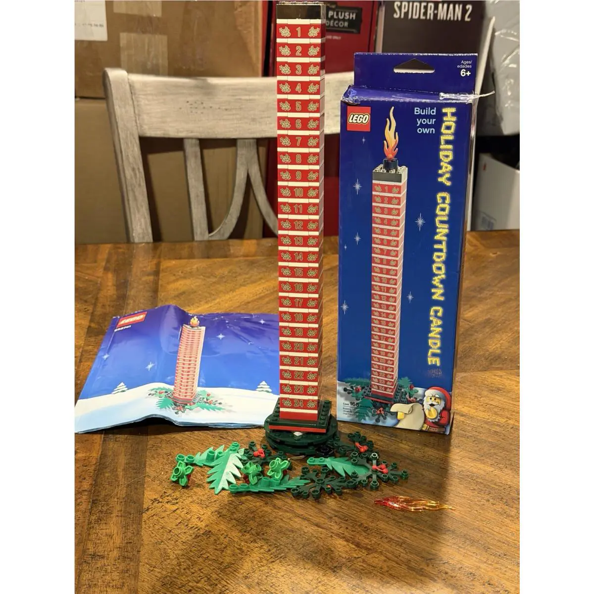 Retired Lego Set 852741 Chrismtas Countdown Candle Complete w/ Box