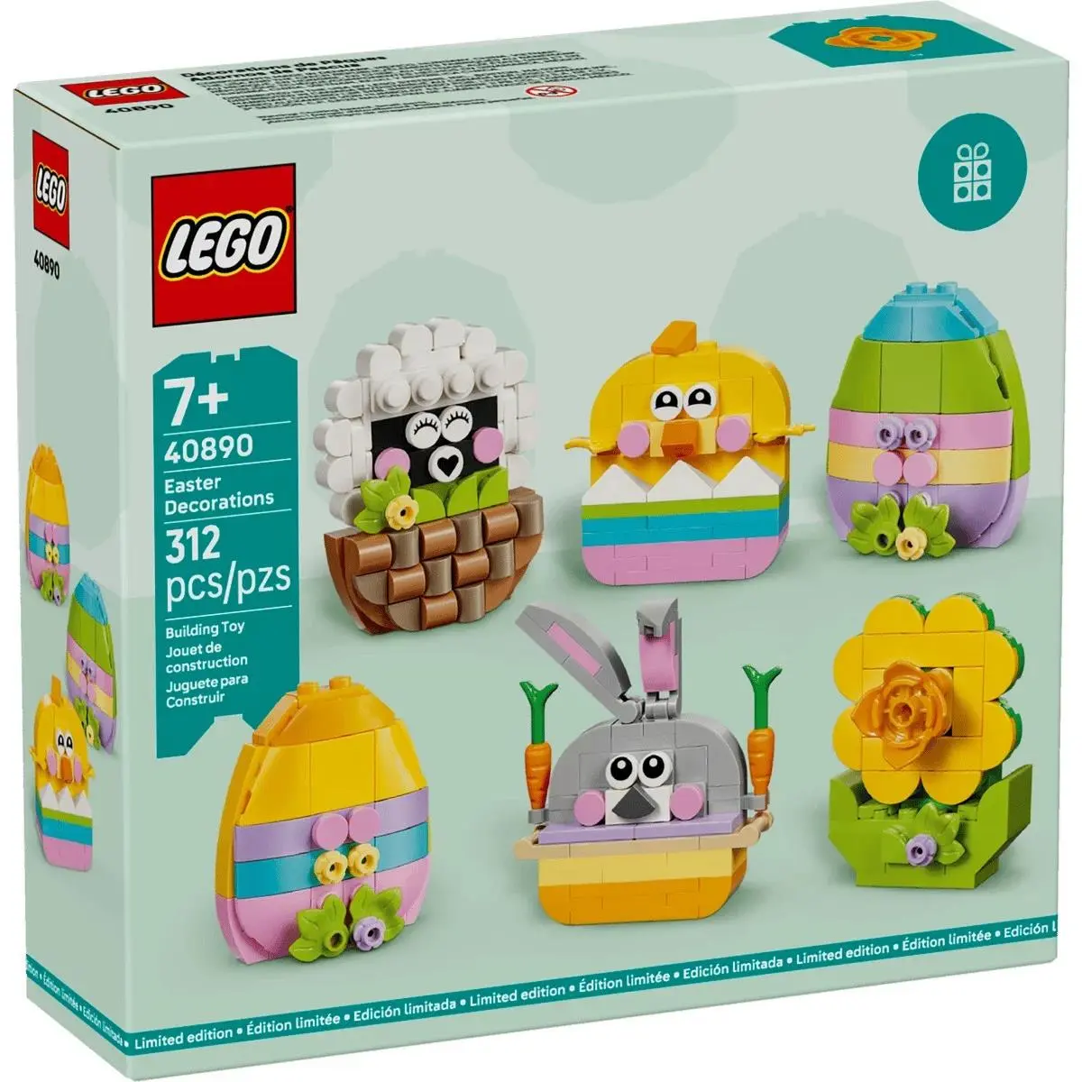 Lego Easter Decorations Ornaments Limited Edition Set 40890